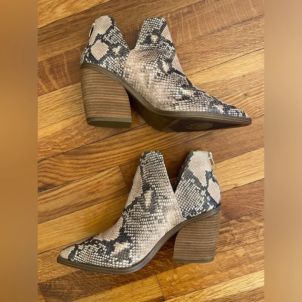 Vince Camuto Gigietta Bootie in Natural Snake - Picture 2 of 7